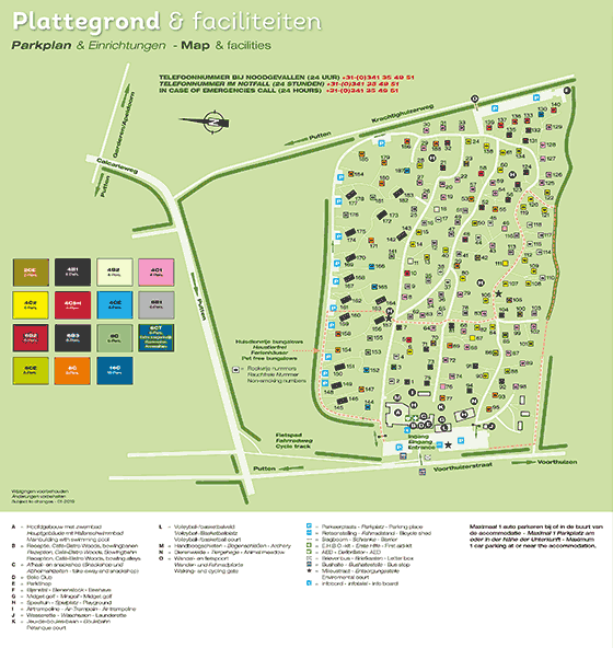 Plattegrond Summio Parc Heihaas - geplaatst door Huurtent.be