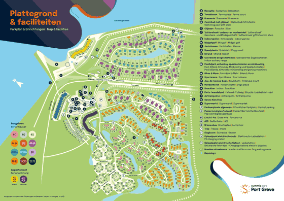Plattegrond Summio Parc Port Greve - geplaatst door Huurtent.be