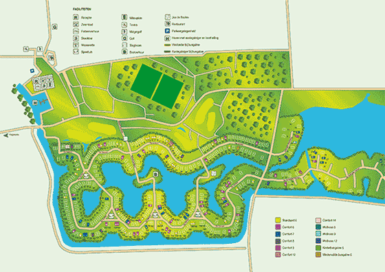 Plattegrond Summio Vakantiepark Emslandermeer - geplaatst door Huurtent.be