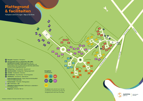 Plattegrond Summio Vakantiepark Reevallis - geplaatst door Huurtent.be