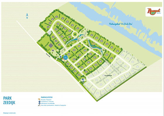 Plattegrond Summio Vakantiepark Zeedijk - geplaatst door Huurtent.be