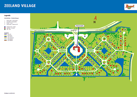 Plattegrond Summio Zeeland Village - geplaatst door Huurtent.be