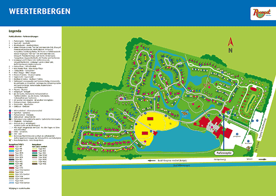 Plattegrond Weerterbergen - geplaatst door Huurtent.be