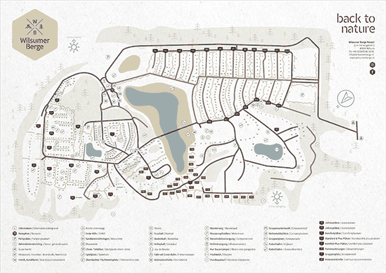 Plattegrond camping Wilsumer Berge - geplaatst door Huurtent.be
